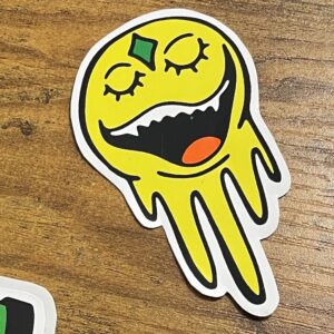 Yellow Blob Monster sticker