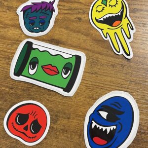 Monster Party sticker pack