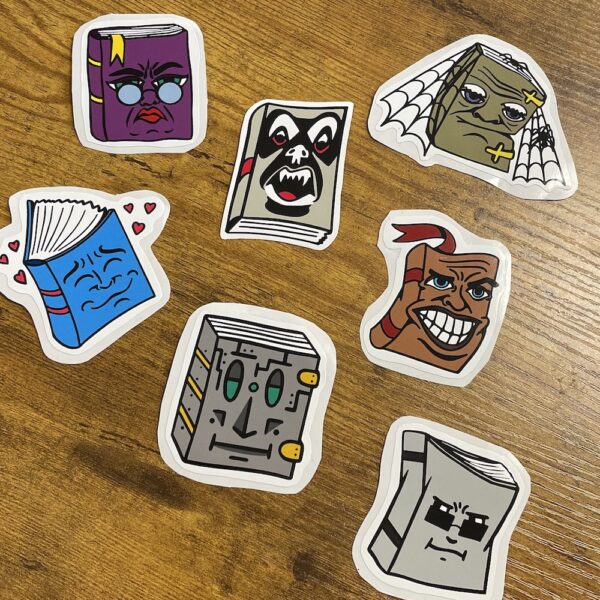 The Library sticker pack