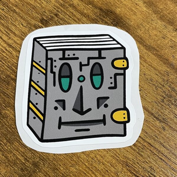 Book of Robots sticker