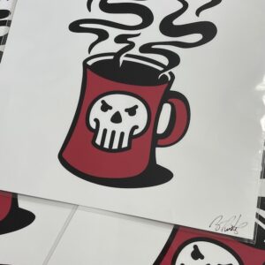 Skull Mug print