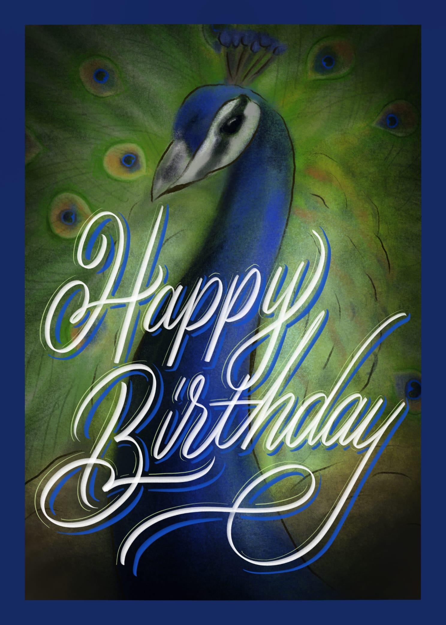 Happy Birthday Peacock