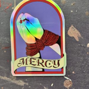 Shibari "Mercy" religious sticker