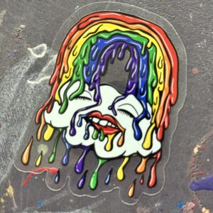 Rainbow Shower sticker