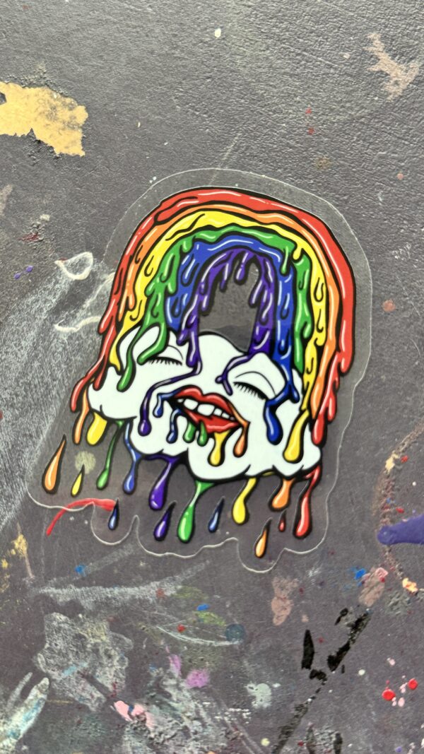 Rainbow Shower sticker